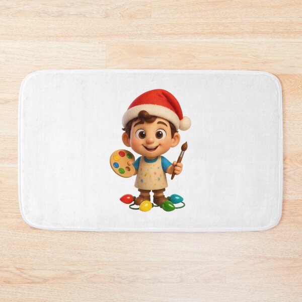 Item preview, Christmas Artist Boy  designed and sold by Sillytoe.