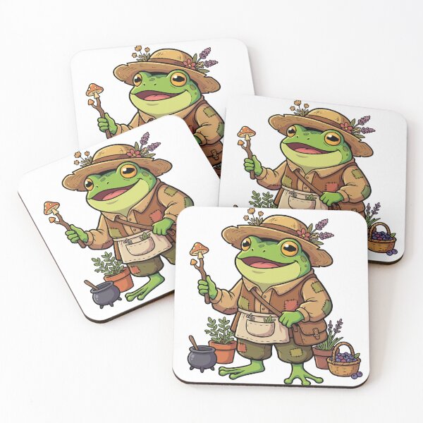 Item preview, Cottagecore Frog Witch designed and sold by tigrootiger.