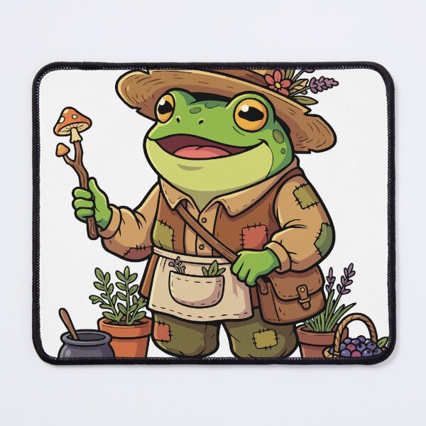 Item preview, Cottagecore Frog Witch designed and sold by tigrootiger.