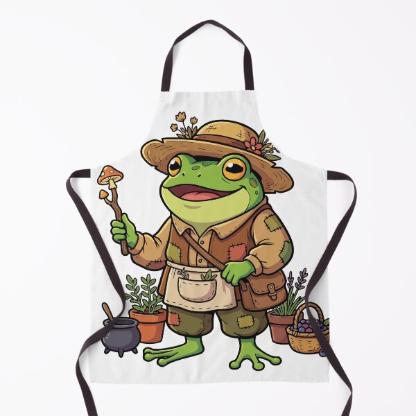 Item preview, Cottagecore Frog Witch designed and sold by tigrootiger.