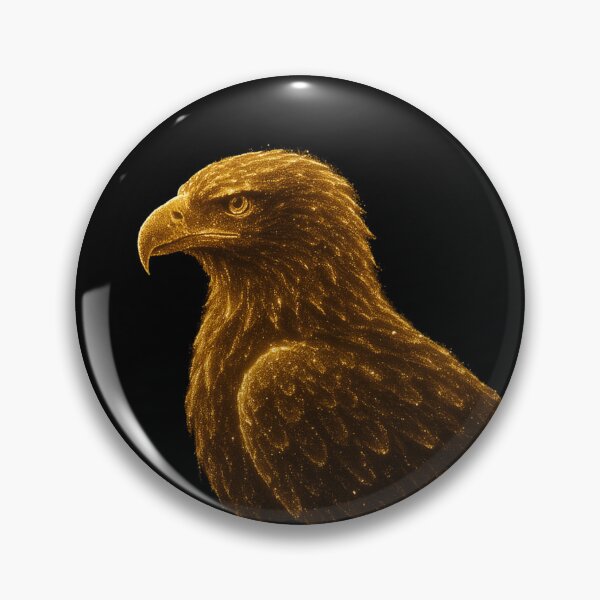 Item preview, Golden Eagle Glow | Mystical Sparkling Eagle Silhouette designed and sold by WhyNotZuK.
