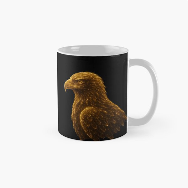 Item preview, Golden Eagle Glow | Mystical Sparkling Eagle Silhouette designed and sold by WhyNotZuK.