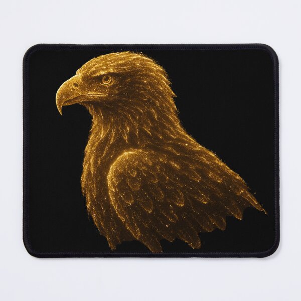 Item preview, Golden Eagle Glow | Mystical Sparkling Eagle Silhouette designed and sold by WhyNotZuK.