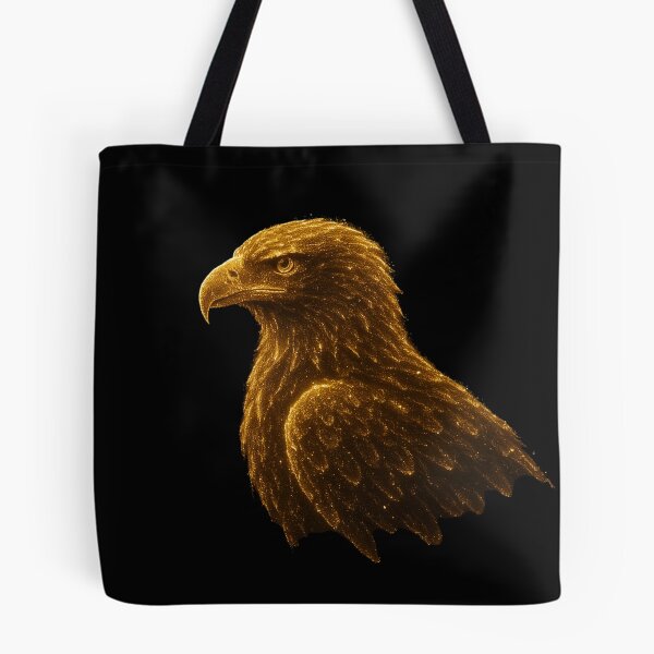 Item preview, Golden Eagle Glow | Mystical Sparkling Eagle Silhouette designed and sold by WhyNotZuK.