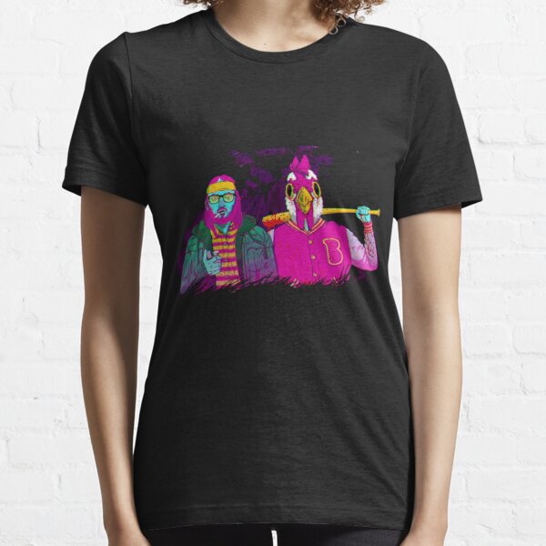 Hotline Miami, barbe et Richard T-shirt essentiel