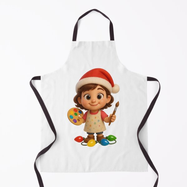 Item preview, Christmas Artist Girl  designed and sold by Sillytoe.