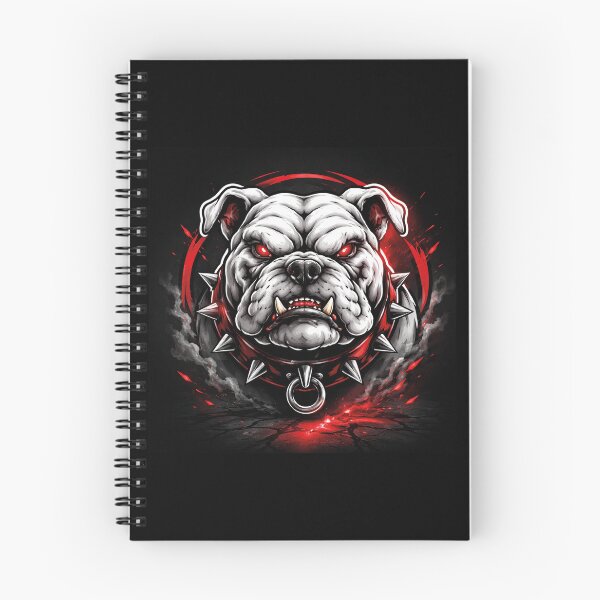 Item preview, Angry White Bulldog Mascot – Fierce Esports Dog Logo designed and sold by MerlinWear.