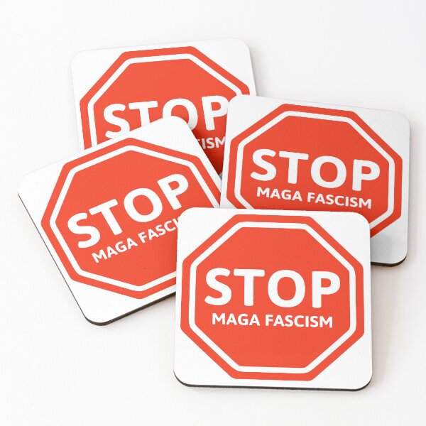 Item preview, Stop MAGA fascism  designed and sold by Rachel the Artist .