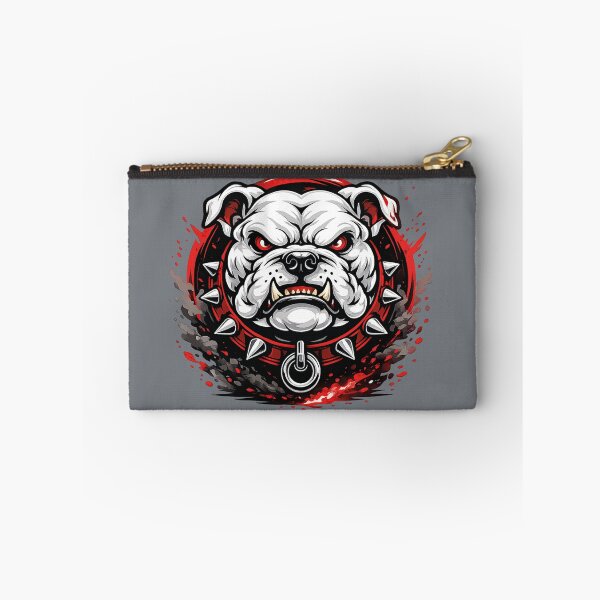 Item preview, Angry White Bulldog Mascot Logo – Fierce Esports Dog Emblem designed and sold by MerlinWear.