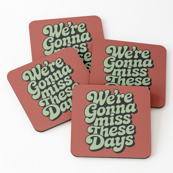 Item preview, We’re Gonna Miss These Days Retro Typography Nostalgic Quote Vintage 70s Style designed and sold by American Spirit.