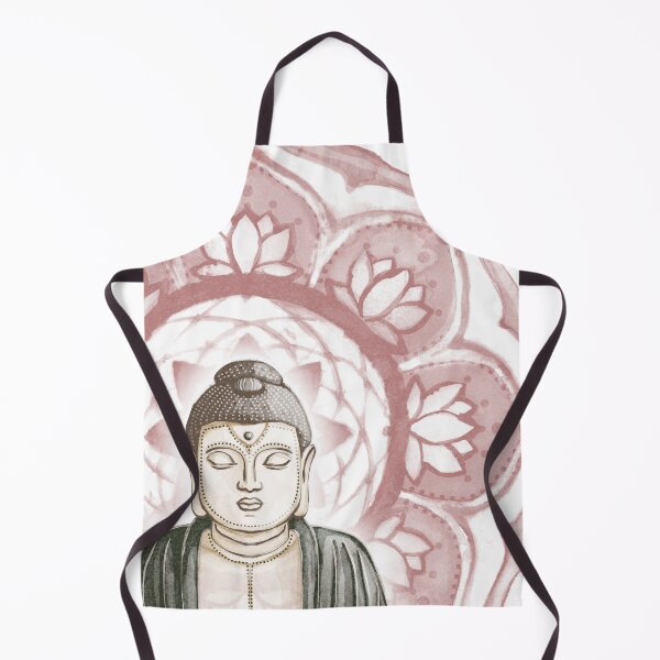 Item preview, Buddha Padma Watercolor - Fawn Earth Pine - Ruby Halo designed and sold by Irene Estelle.