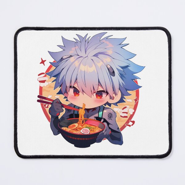 Item preview, Kaworu Nagisa Neon Genesis Evangelion Chibi Ramen Slurp Time designed and sold by mildaclairmo.