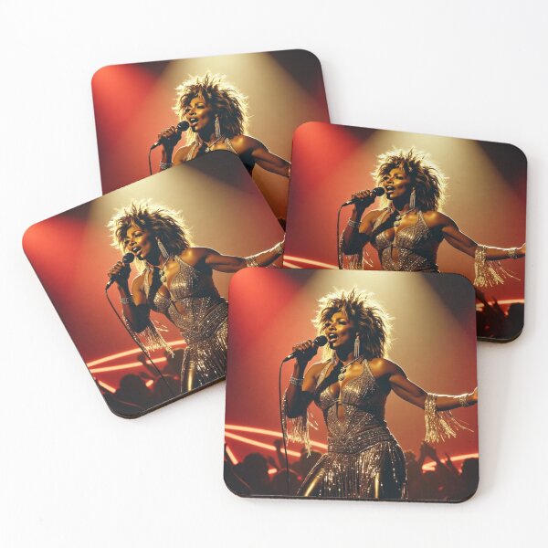 Item preview, Tina Turner Golden Stage Power Icon Live Concert Diva Energy designed and sold by SHOCAMPOS DESIGNS .