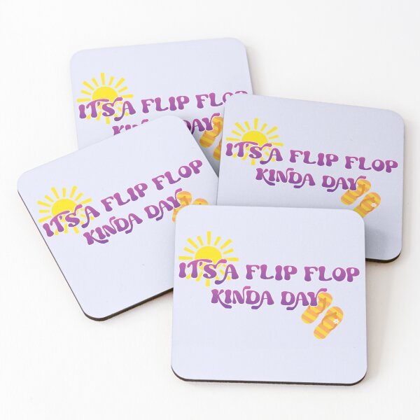 Item preview, It’s a Flip Flop Kinda Day | Summer Beach Vibe Quote | Flip Flop Lover designed and sold by swdesigns714.