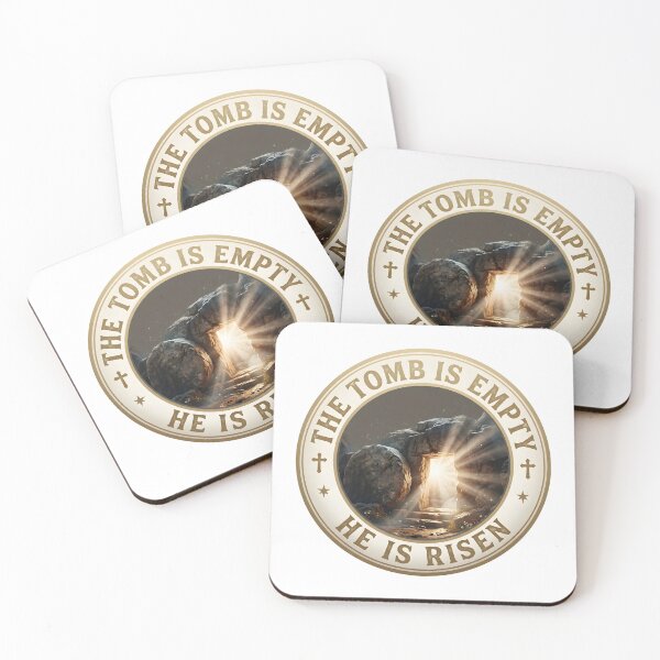 Item preview, The Tomb Is Empty Christian Easter Shirt – Resurrection Faith Badge Graphic designed and sold by relso.