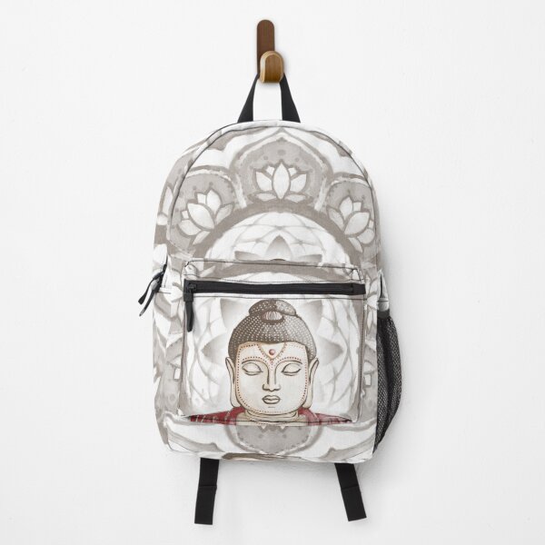 Item preview, Buddha Padma Watercolor - Fawn Earth Ruby - Earth Halo designed and sold by Irene Estelle.