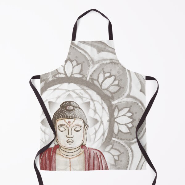 Item preview, Buddha Padma Watercolor - Fawn Earth Ruby - Earth Halo designed and sold by Irene Estelle.