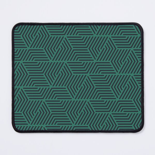 Item preview, Green Hexagon Weave - Abstract Shape Pattern - Wedding Gift Ideas designed and sold by RoyalStarsPatts.