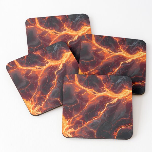Item preview, Molten Lava Flow - Fiery Volcanic Texture designed and sold by ViralVibeLab.