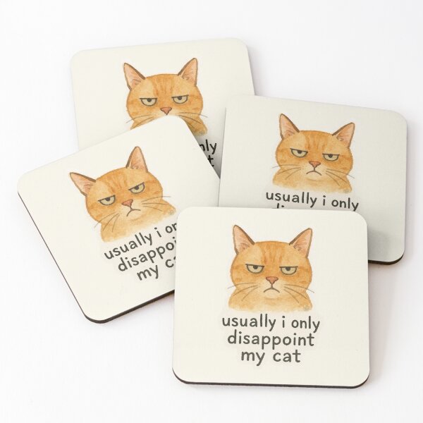 Item preview, Usually I Only Disappoint My Cat designed and sold by CAutumnTrapp.