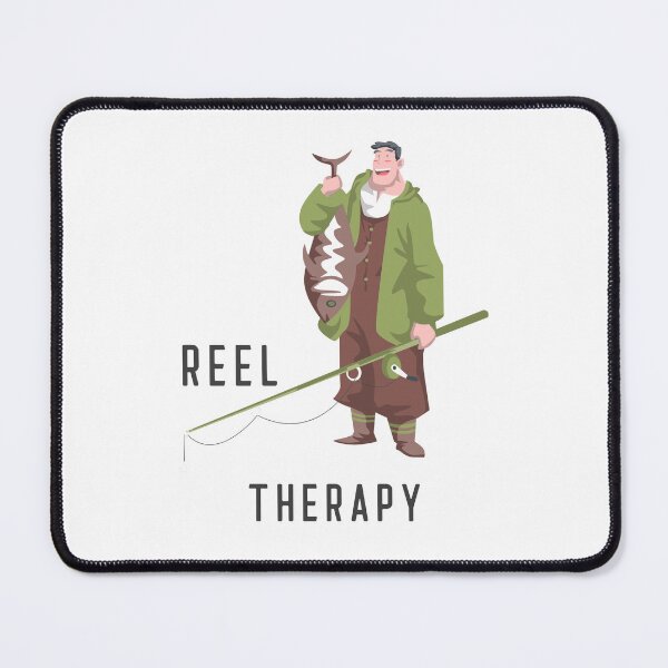 Item preview, Reel Therapy Fishing Captain designed and sold by PTMerchco.