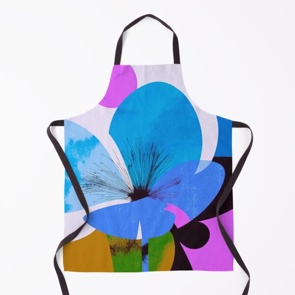 Item preview, Vibrant Blue Floral – Art Deco Inspired Modern Design designed and sold by joycrysstudio.
