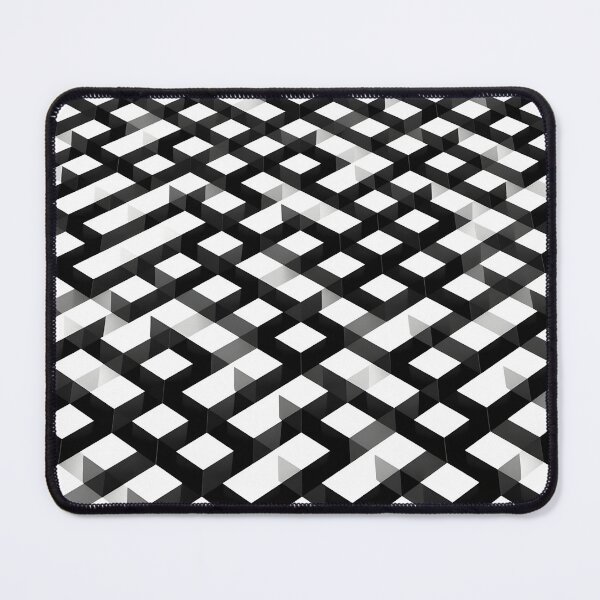 Item preview, 3D Optical Maze - Geometric Isometric Pattern designed and sold by ViralVibeLab.