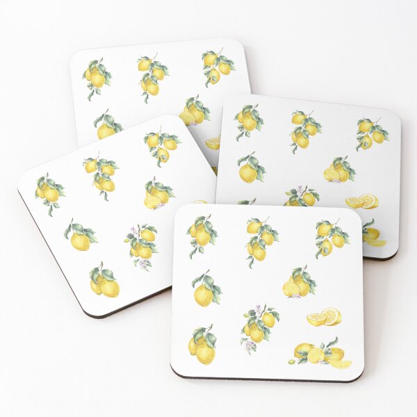 Item preview, Watercolor Lemon Branches, Lemon Blossom  designed and sold by silviaol.