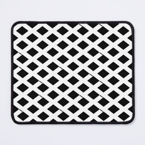 Item preview, Minimalist Diamond Grid - Geometric Black & White designed and sold by ViralVibeLab.