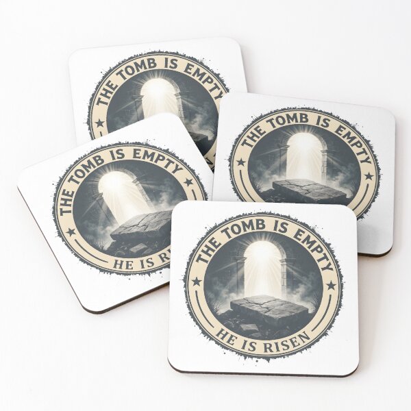 Item preview, The Tomb Is Empty Shirt – Christian Resurrection Easter Badge Tee designed and sold by relso.