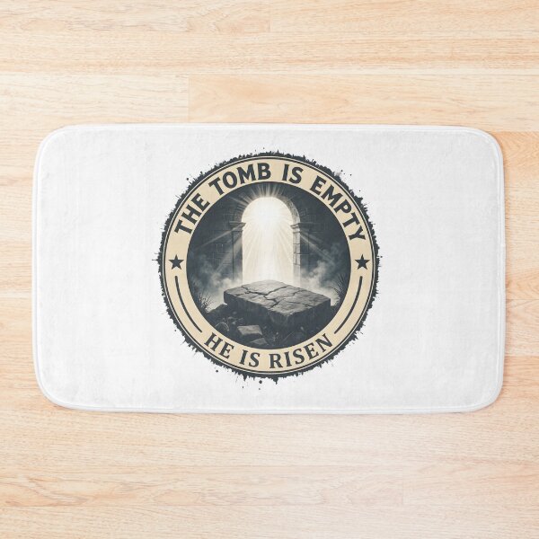 Item preview, The Tomb Is Empty Shirt – Christian Resurrection Easter Badge Tee designed and sold by relso.