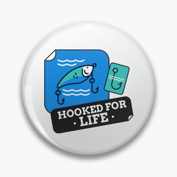 Item preview, Hooked For Life Fishing Captain designed and sold by PTMerchco.