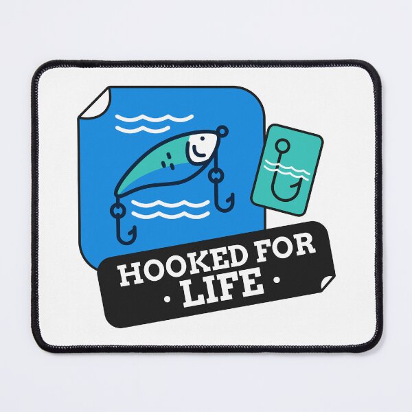 Item preview, Hooked For Life Fishing Captain designed and sold by PTMerchco.