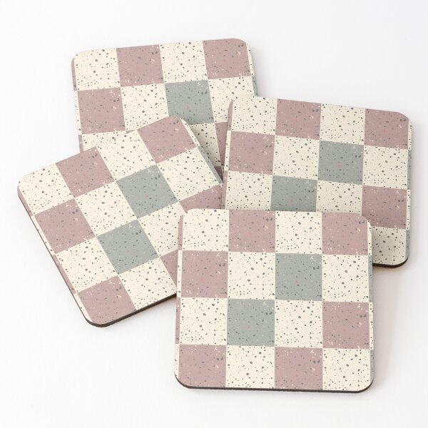 Item preview, Terrazzo Checkerboard - Earthy Stone Pattern designed and sold by ViralVibeLab.