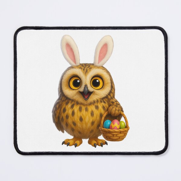 Item preview, Easter Short-Eared Owl designed and sold by Sillytoe.