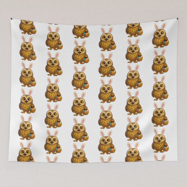 Item preview, Easter Short-Eared Owl  designed and sold by Sillytoe.