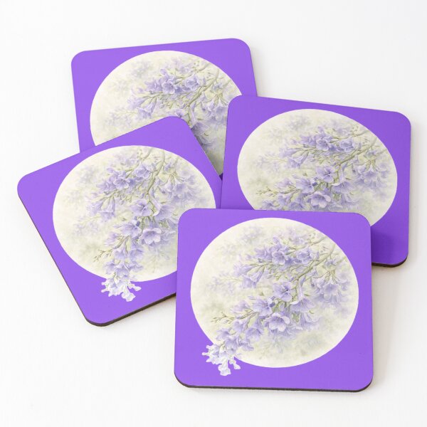 Item preview, Jacaranda Bloom – Lavender Tree Blossom Circle Design designed and sold by TheJoyfulPen.