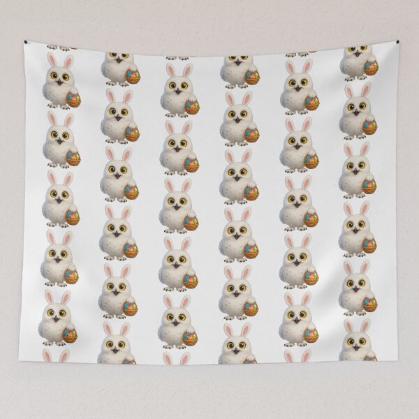 Item preview, Easter Snowy Owl  designed and sold by Sillytoe.