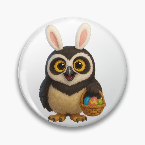 Item preview, Easter Spectacled Owl  designed and sold by Sillytoe.