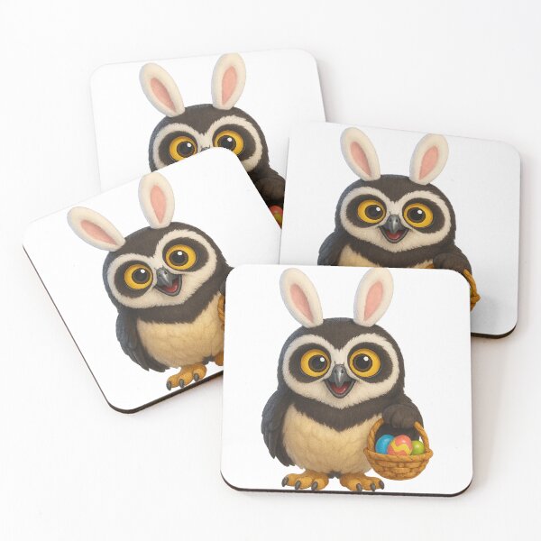 Item preview, Easter Spectacled Owl  designed and sold by Sillytoe.