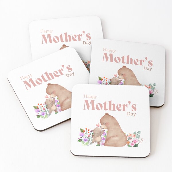 Item preview, Happy Mothers Day Bears Floral Flowers designed and sold by AussieMomma.