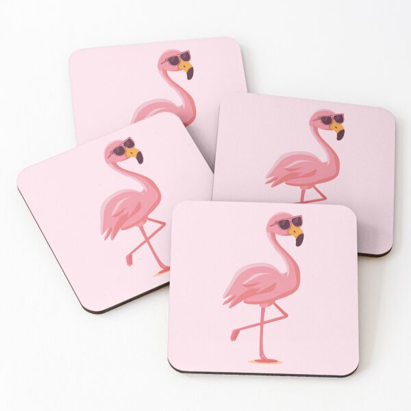 Artikelvorschau, Cooler Flamingo entworfen und verkauft von bubblyrainbow.