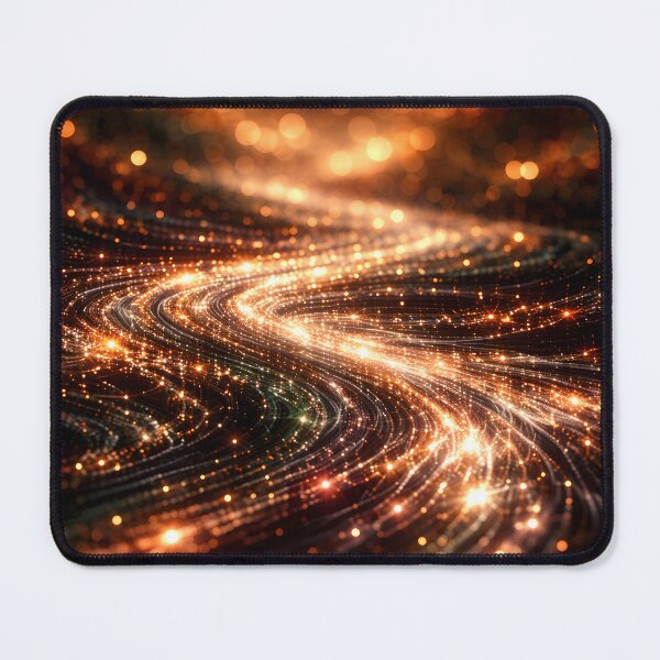 Item preview, Glowing amber trail of flowing light particles designed and sold by homydesign.