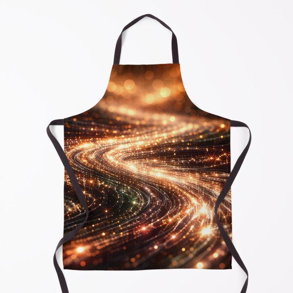 Item preview, Glowing amber trail of flowing light particles designed and sold by homydesign.