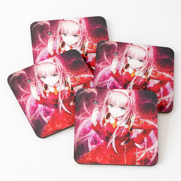 Item preview, Zero Two Darling In The Franxx Crimson Neon Anime Girl designed and sold by mildaclairmo.