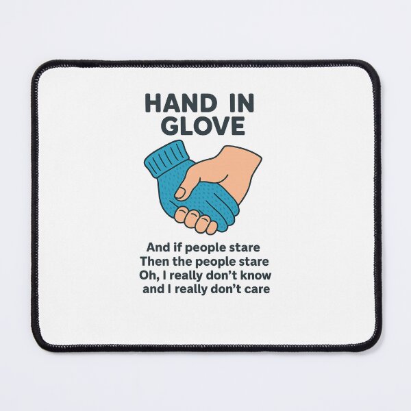Item preview, Hand in Glove Inspired Design – The Smiths Lyrics – Hand Holding Glove – “And If the People Stare, Then the People Stare” – Indie Music Cartoon Art designed and sold by Donsean22.