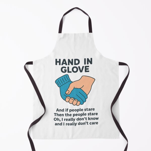 Item preview, Hand in Glove Inspired Design – The Smiths Lyrics – Hand Holding Glove – “And If the People Stare, Then the People Stare” – Indie Music Cartoon Art designed and sold by Donsean22.