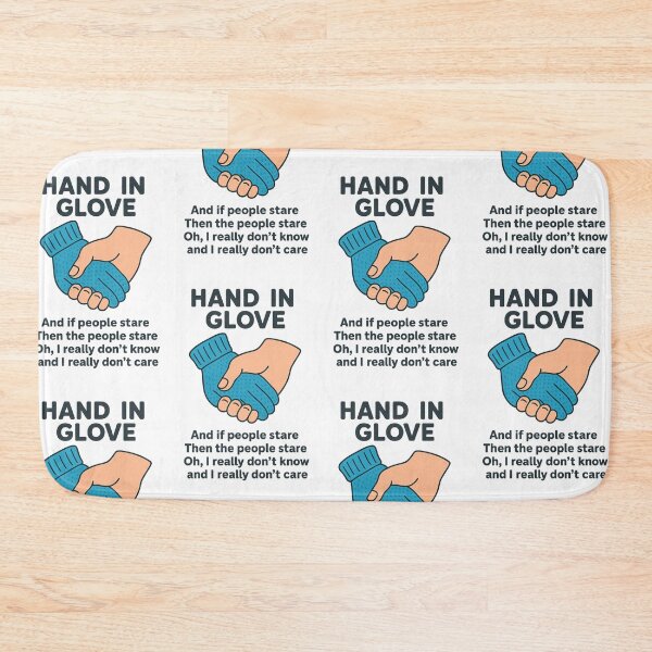 Item preview, Hand in Glove Inspired Design – The Smiths Lyrics – Hand Holding Glove – “And If the People Stare, Then the People Stare” – Indie Music Cartoon Art designed and sold by Donsean22.