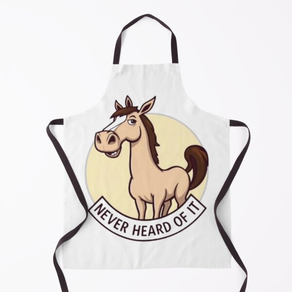 Item preview, Never Heard Of It Horse Denier Meme designed and sold by MystiColo.