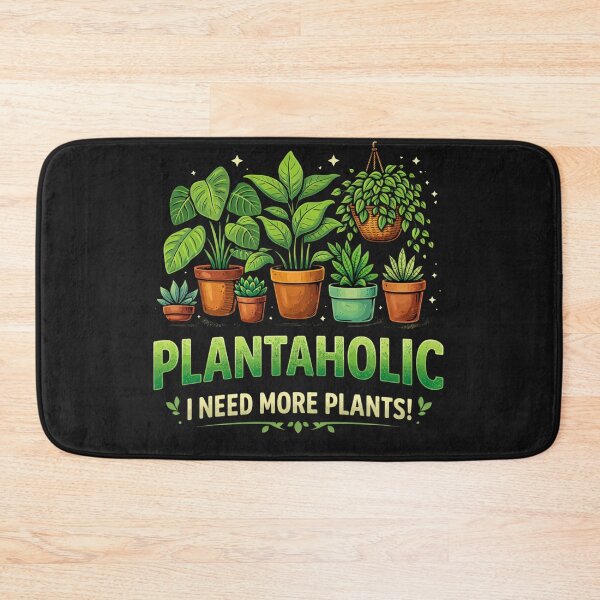 Item preview, PlantaholicPlantaholic I Need More Plants Funny Plant Lover Gift Cute Houseplant DesignAesthetic Funny Plant Lover Gift Idea for Plant Moms & Indoor Jungle Fans designed and sold by HubCreates.